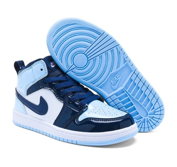 Men's Running Weapon Air Jordan 1 Blue/White Shoes 0444 Men's Running Weapon Air Jordan 1 Blue/White Shoes 0444